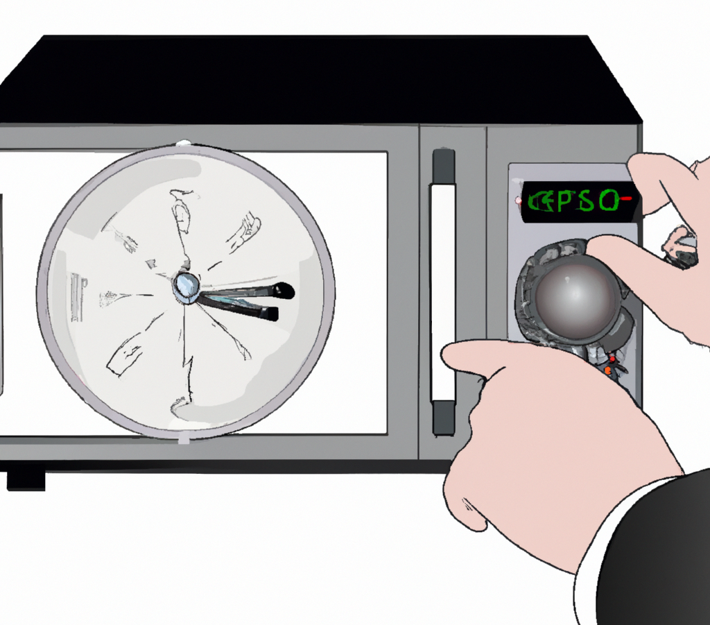 how to set clock on toshiba microwave